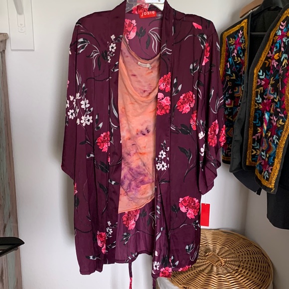 Vintage Josie Natori red label kimono NWT - Picture 4 of 14